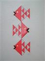 Dreifärbige Lederintarsia