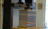 And here they are, the finished, bound theses.